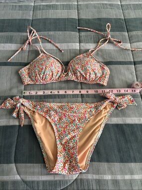 J Crew Liberty Floral String Bikini size XS